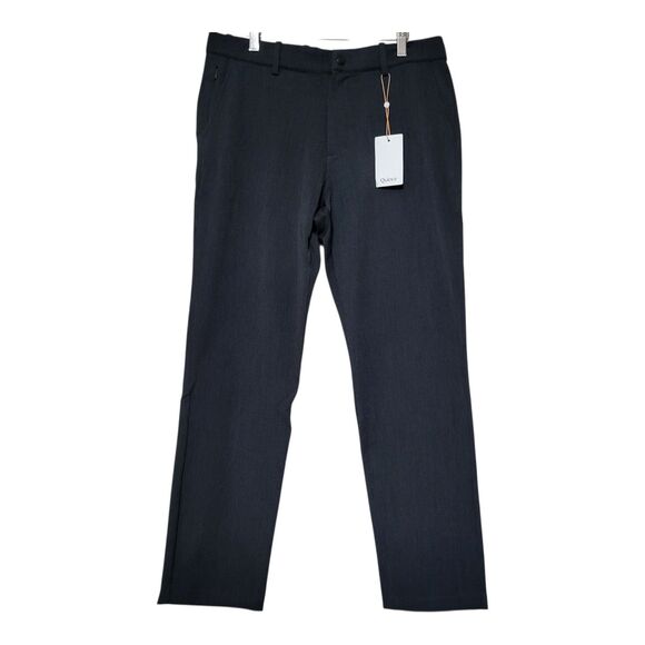 NWT Quince Mens Ultra Stretch 24/7 Smart Dress Pants Dark Charcoal 32x30 - Picture 2 of 11